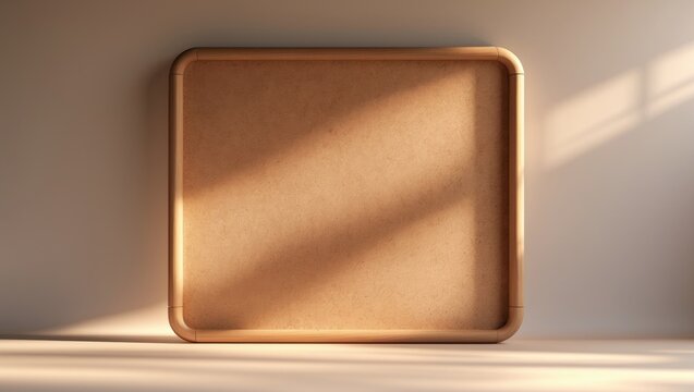 Empty pin board isolated with clipping path.