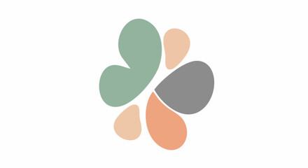 Abstract Organic Flower Petals