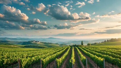 Fototapeta premium Autumn apple orchard located in Virginia