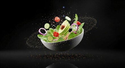 fresh vegetable salad