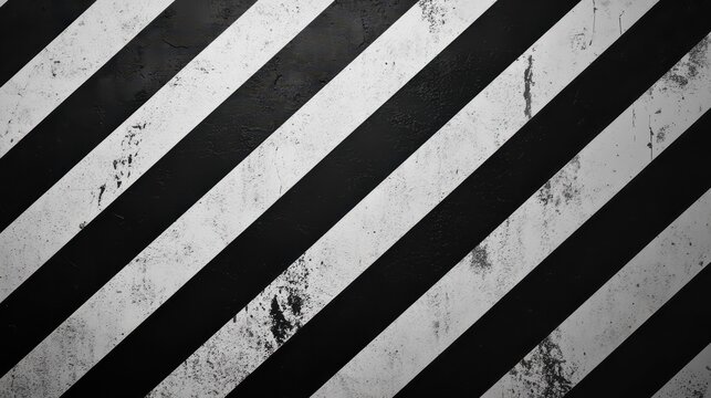 Stylish Black and White Striped Border Template for Promotional Content and Invitations