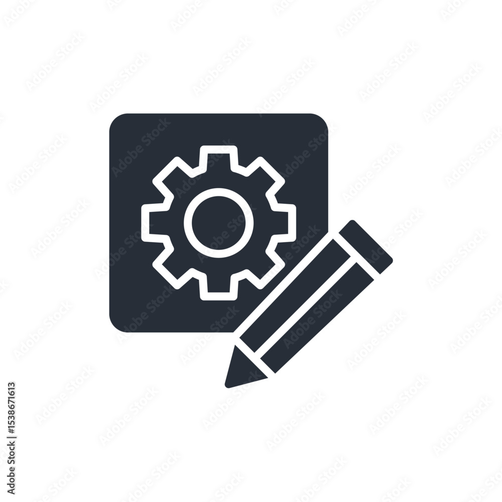 Poster prototyping icon. vector.editable stroke.linear style sign for use web design,logo.symbol illustrati