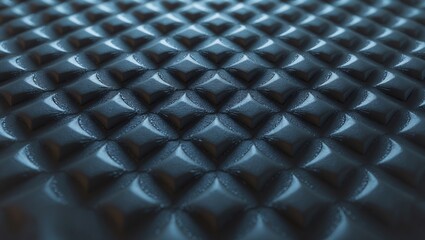 3D textured Metal surface with embossed finish highlighting design patterns and metallic sheen.