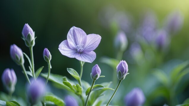 Geranium eriostemon flowering on Mt. Kitadake