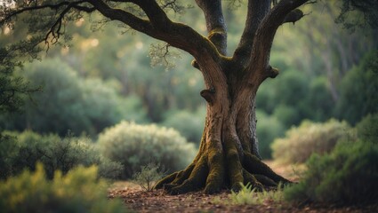 Giant Cork Oak (Quercus suber) known as Suro Xato