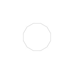 Mandala Drawing Template Vector – Geometric Symmetrical Grid Outline for Designing Intricate  Mandalas