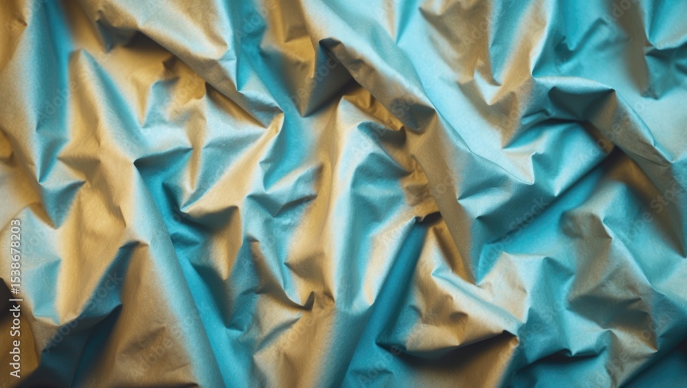Poster crumpled paper background texture used as a design element.
