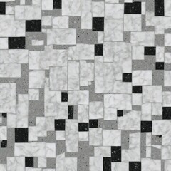 grey square terrazzo design element