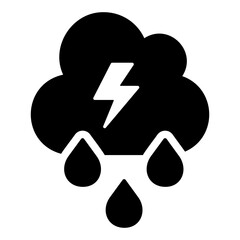 rain Solid icon