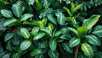 A stunning scene showcasing lush green foliage.