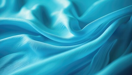 Obraz premium Blur of flowing fabric with subtle texture and soft ripples. The material appears light and delicate, with natural folds creating a calming pattern of shadows and highlights.