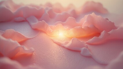 Abstract aura with dark, textured background and light effects