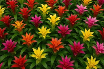Vibrant Exotic Plant Sanctuary With