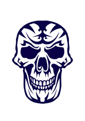 Tete de mort tribal crane