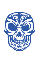 Tete de mort tribal crane