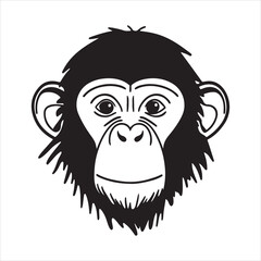 Wild Chimpanzee – Close Human Relative in Nature's Habitat