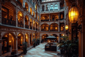 Fototapeta premium Streamlined Hotel Reservation Process for Business and Leisure Travelers