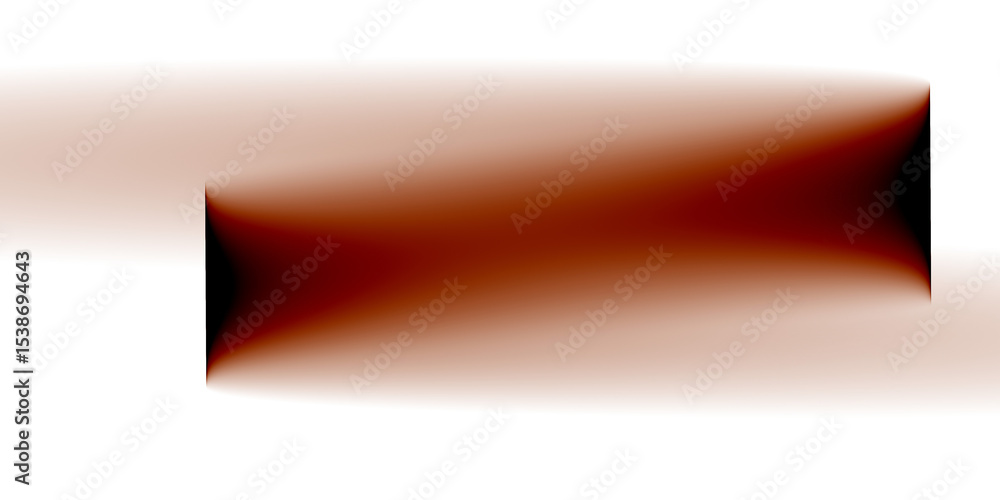 Poster abstract brown shape with darker gradient in the center on a black background simple presentation