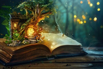 Detailed Color Picture of Creative World Book Day Arrangement