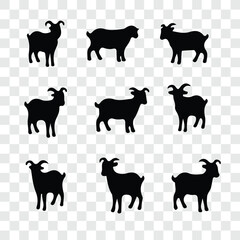 Cute facial expression icon of the sheep