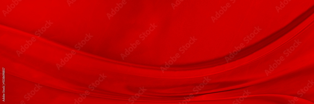 Poster Black red satin dark fabric texture luxurious shiny that is abstract silk cloth background with patterns soft waves blur beautiful.