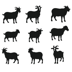 Cute facial expression icon of the sheep