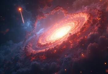 The dazzling vortex deep in the nebula