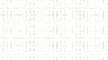 Seamless diagonal pattern with dashed brown lines. Simple hand-drawn stitch texture on a white vector background