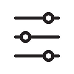 slider icon on white