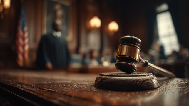 gavle in the court room