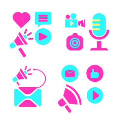 set of icons for web design