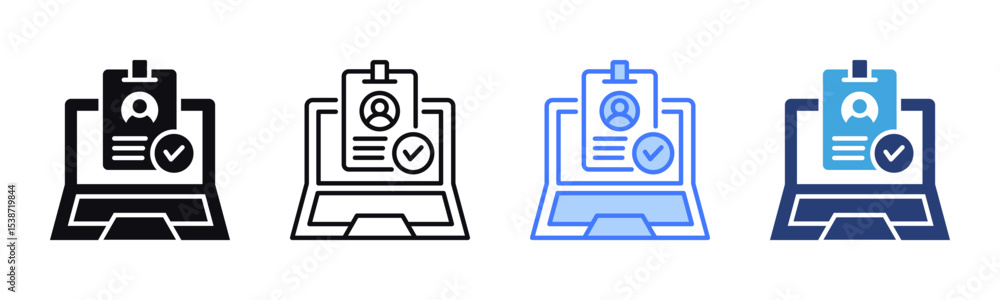 Poster Vindication icon sheet multiple style collection