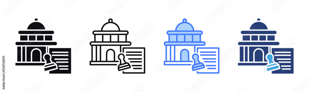 Aufkleber legitimacy icon sheet multiple style collection