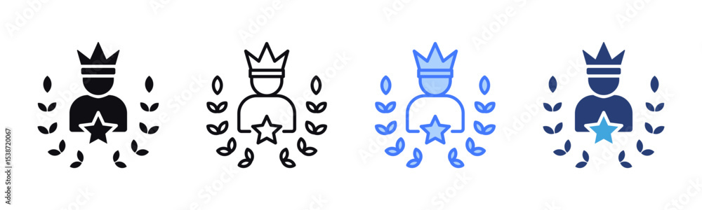 Poster Dignity icon sheet multiple style collection