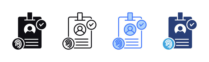 Identified icon sheet multiple style collection