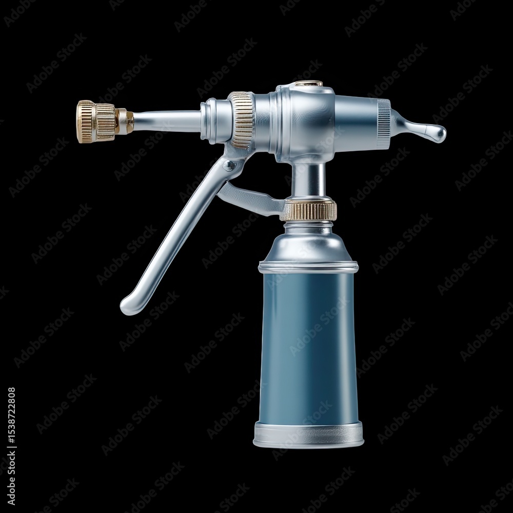 Poster single plaster sprayer gun with adjustable nozzle, designed for precision and efficiency various app