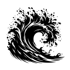 Fototapeta premium Dynamic Ocean Wave