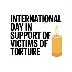 International Day in Support of Victims of Torture Awareness Poster Design