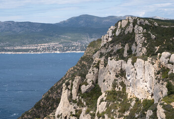 Coastal environments from the Mediterranean coast. Shot during 3 days of hiking in the Calanques, south of France, close to Marseille.