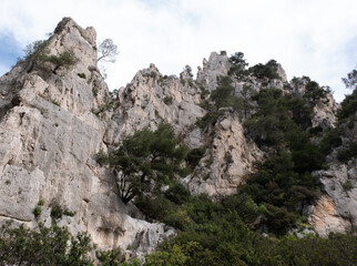 Coastal environments from the Mediterranean coast. Shot during 3 days of hiking in the Calanques, south of France, close to Marseille.