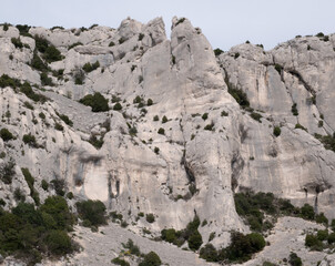 Coastal environments from the Mediterranean coast. Shot during 3 days of hiking in the Calanques, south of France, close to Marseille.