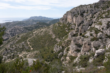 Coastal environments from the Mediterranean coast. Shot during 3 days of hiking in the Calanques,...