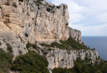 Coastal environments from the Mediterranean coast. Shot during 3 days of hiking in the Calanques, south of France, close to Marseille.