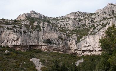 Coastal environments from the Mediterranean coast. Shot during 3 days of hiking in the Calanques, south of France, close to Marseille.
