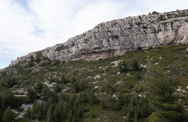 Coastal environments from the Mediterranean coast. Shot during 3 days of hiking in the Calanques, south of France, close to Marseille.