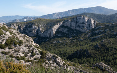 Coastal environments from the Mediterranean coast. Shot during 3 days of hiking in the Calanques, south of France, close to Marseille.