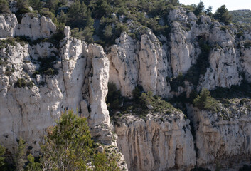 Coastal environments from the Mediterranean coast. Shot during 3 days of hiking in the Calanques, south of France, close to Marseille.