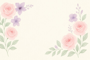 pink roses background