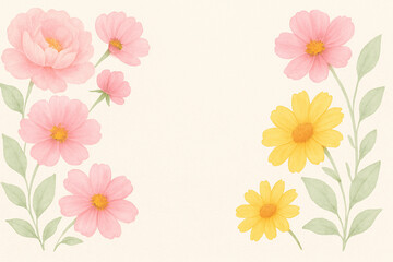 Obraz premium floral background with place for text