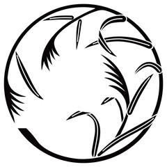 家紋です。の丸芒といいます。